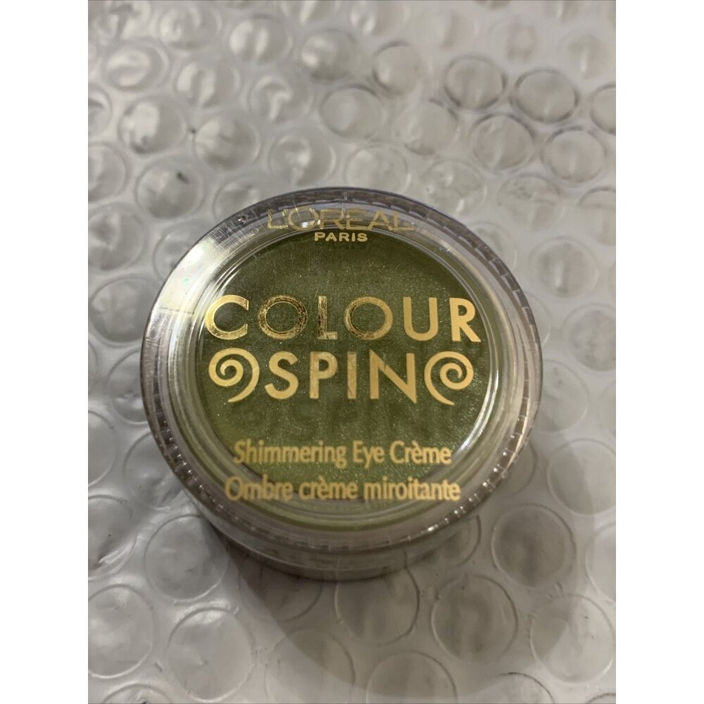 L'Oreal Colour Spin Shimmering Eyeshadow Green Piece sealed full size 0.12 oz